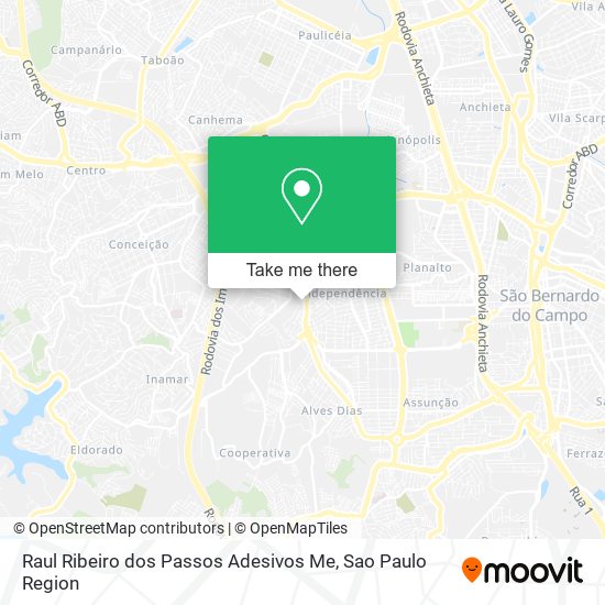 Raul Ribeiro dos Passos Adesivos Me map