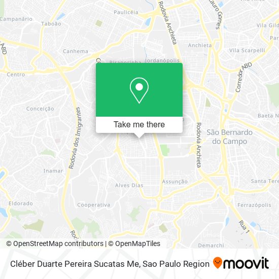 Cléber Duarte Pereira Sucatas Me map