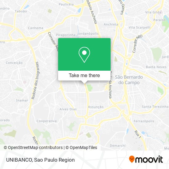 UNIBANCO map