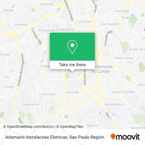 Adamario Instalacoes Eletricas map