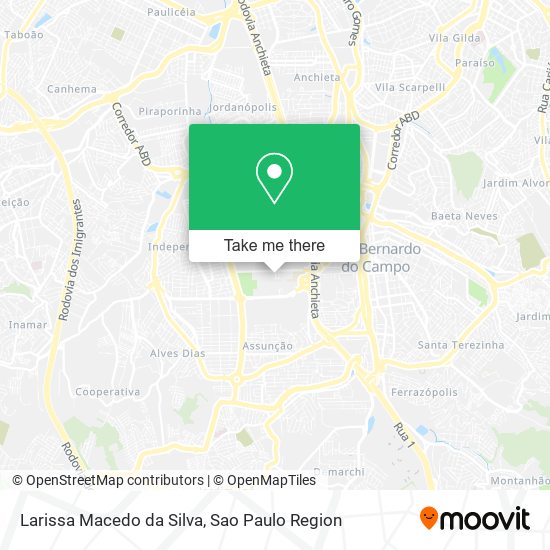Larissa Macedo da Silva map