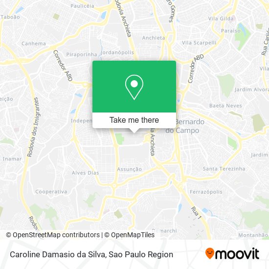 Mapa Caroline Damasio da Silva