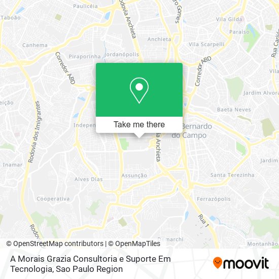 A Morais Grazia Consultoria e Suporte Em Tecnologia map