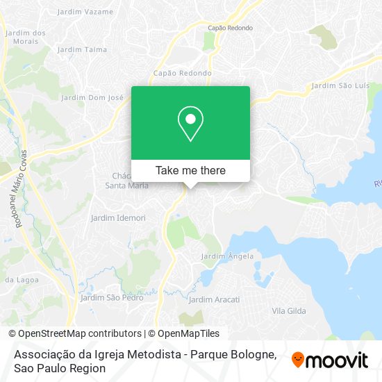 Associação da Igreja Metodista - Parque Bologne map