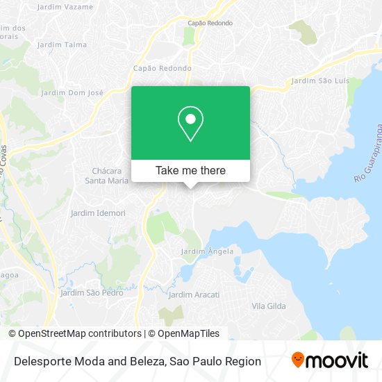 Delesporte Moda and Beleza map
