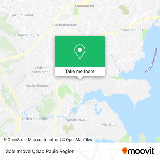 Sole Imoveis map