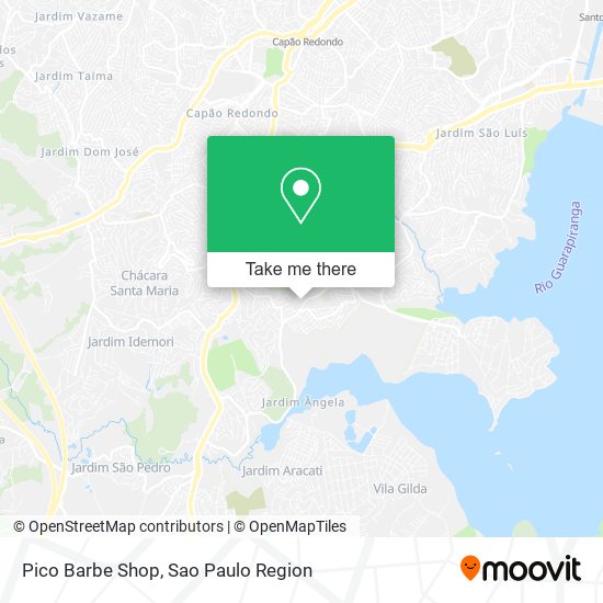 Pico Barbe Shop map