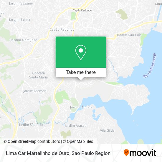 Lima Car Martelinho de Ouro map