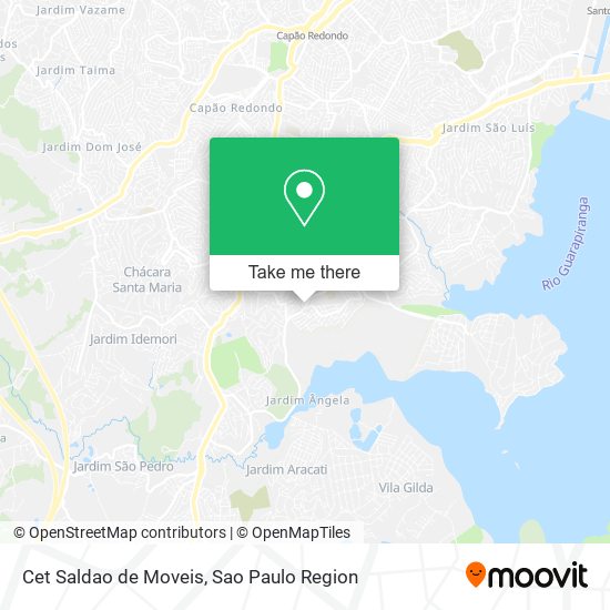 Mapa Cet Saldao de Moveis