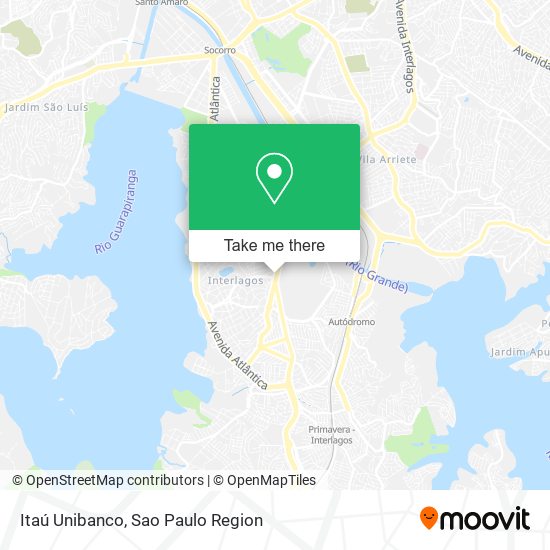 Itaú Unibanco map