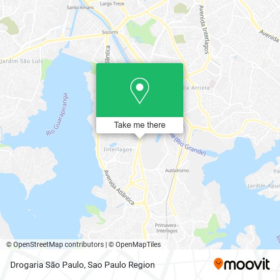 Mapa Drogaria São Paulo