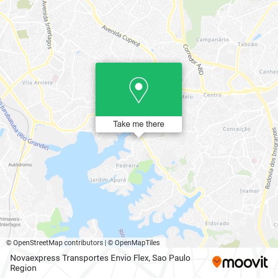 Mapa Novaexpress Transportes Envio Flex