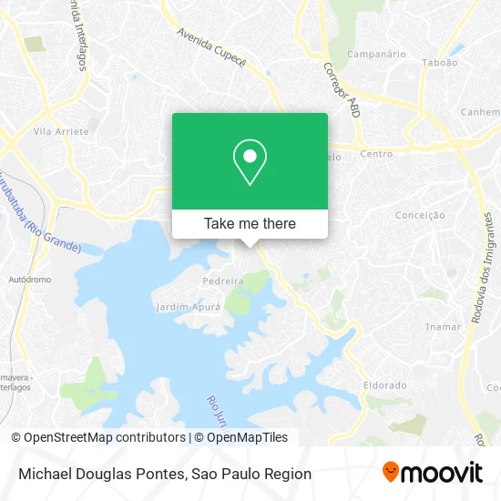 Michael Douglas Pontes map