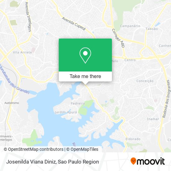 Josenilda Viana Diniz map