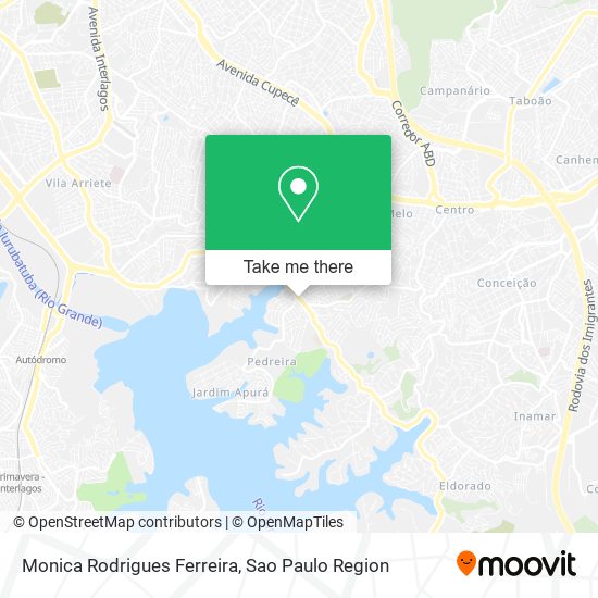 Monica Rodrigues Ferreira map