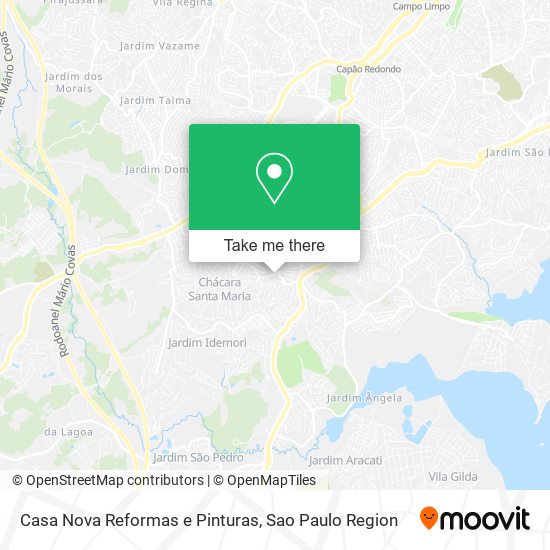 Casa Nova Reformas e Pinturas map