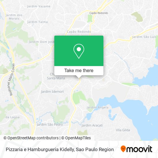 Pizzaria e Hamburgueria Kidelly map