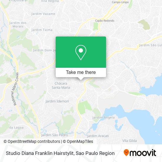 Studio Diana Franklin Hairstylit map