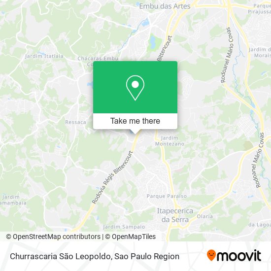 Churrascaria São Leopoldo map