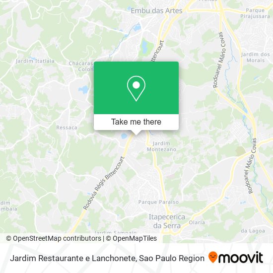 Jardim Restaurante e Lanchonete map
