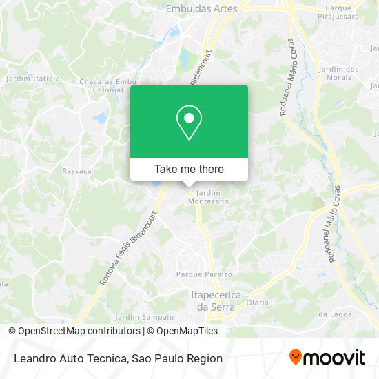 Leandro Auto Tecnica map