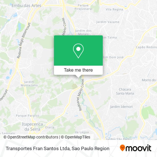 Transportes Fran Santos Ltda map