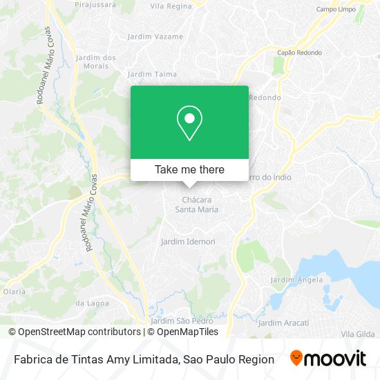 Fabrica de Tintas Amy Limitada map
