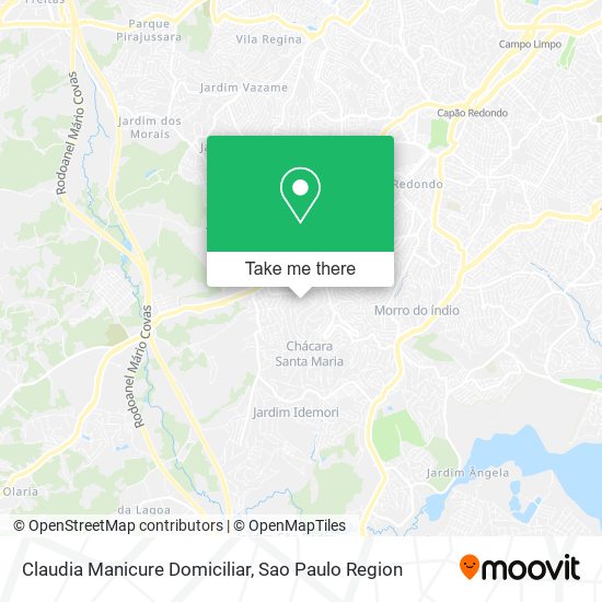 Claudia Manicure Domiciliar map