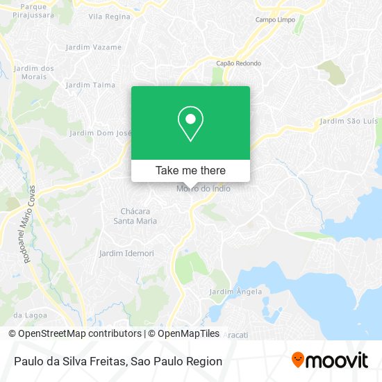 Paulo da Silva Freitas map