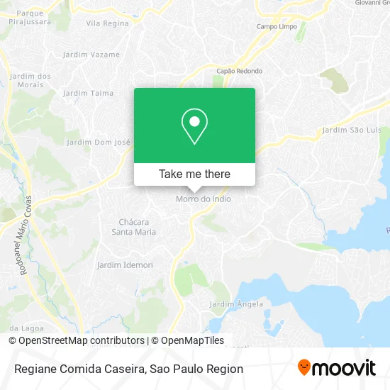 Regiane Comida Caseira map