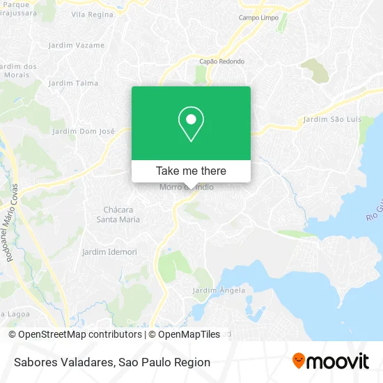 Sabores Valadares map