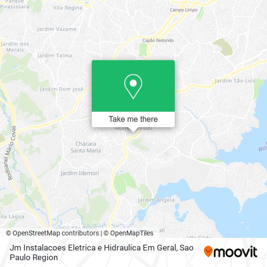 Jm Instalacoes Eletrica e Hidraulica Em Geral map