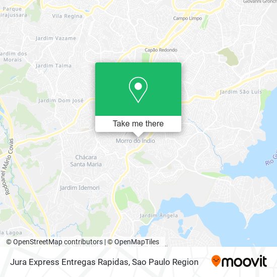 Jura Express Entregas Rapidas map