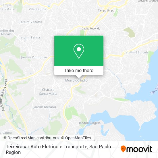 Teixeiracar Auto Eletrico e Transporte map