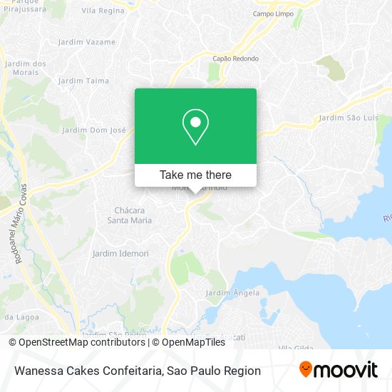 Mapa Wanessa Cakes Confeitaria