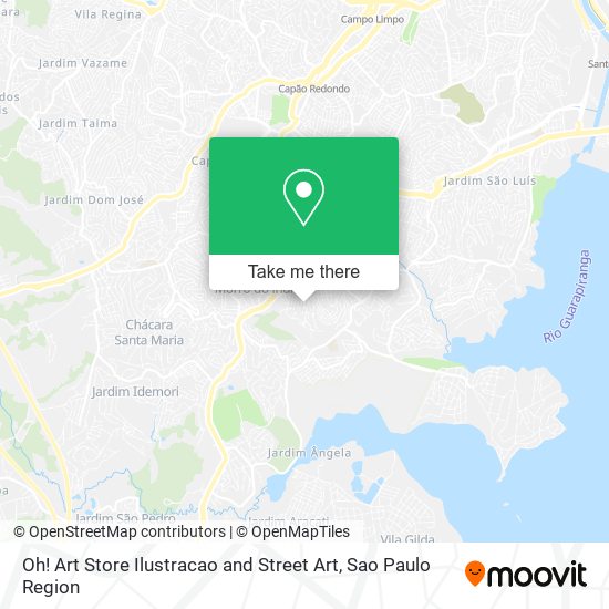 Oh! Art Store Ilustracao and Street Art map