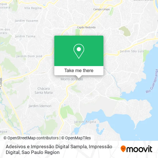 Adesivos e Impressão Digital Sampla, Impressão Digital map