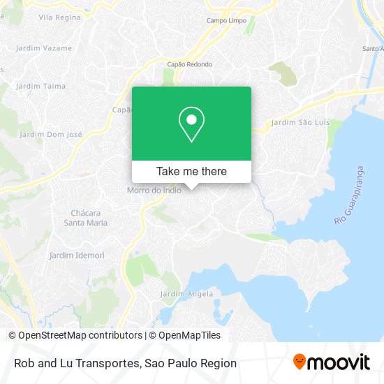 Mapa Rob and Lu Transportes