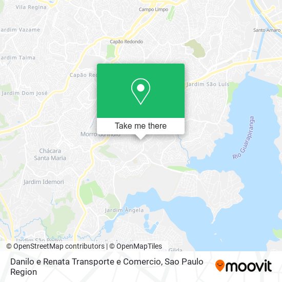 Mapa Danilo e Renata Transporte e Comercio