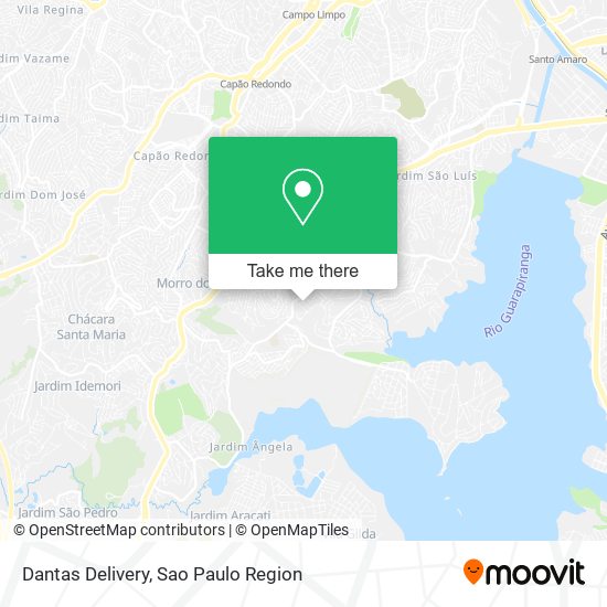 Dantas Delivery map