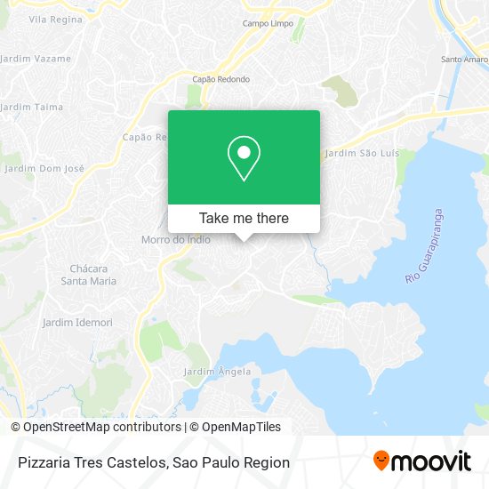Pizzaria Tres Castelos map