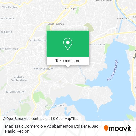 Mapa Maplastic Comércio e Acabamentos Ltda-Me