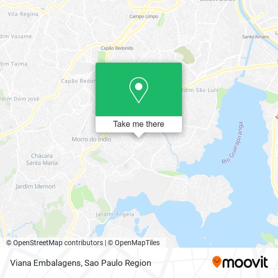 Viana Embalagens map