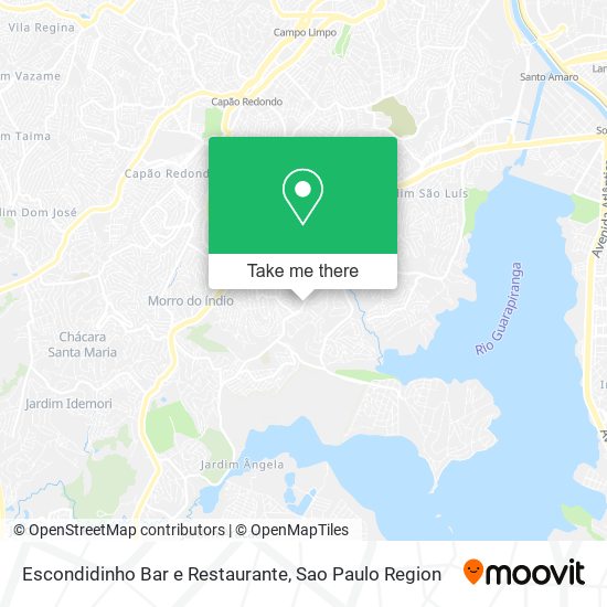 Escondidinho Bar e Restaurante map