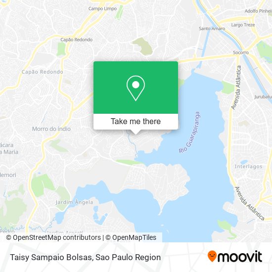 Mapa Taisy Sampaio Bolsas