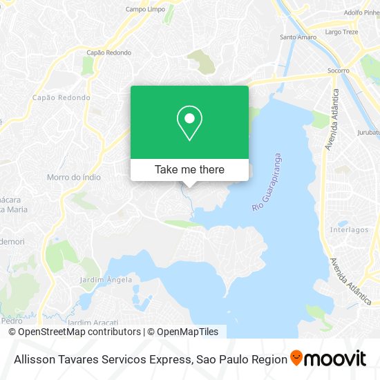 Mapa Allisson Tavares Servicos Express