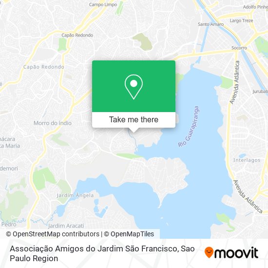 Associação Amigos do Jardim São Francisco map