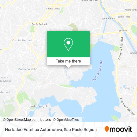 Hurtadao Estetica Automotiva map