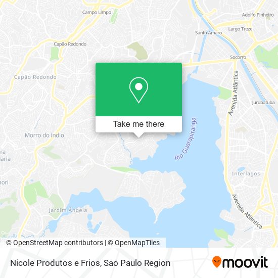 Mapa Nicole Produtos e Frios