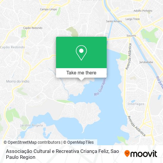 Associação Cultural e Recreativa Criança Feliz map